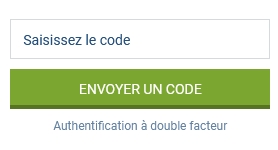 C'est le code de Google Authenticator que 1xbet demande